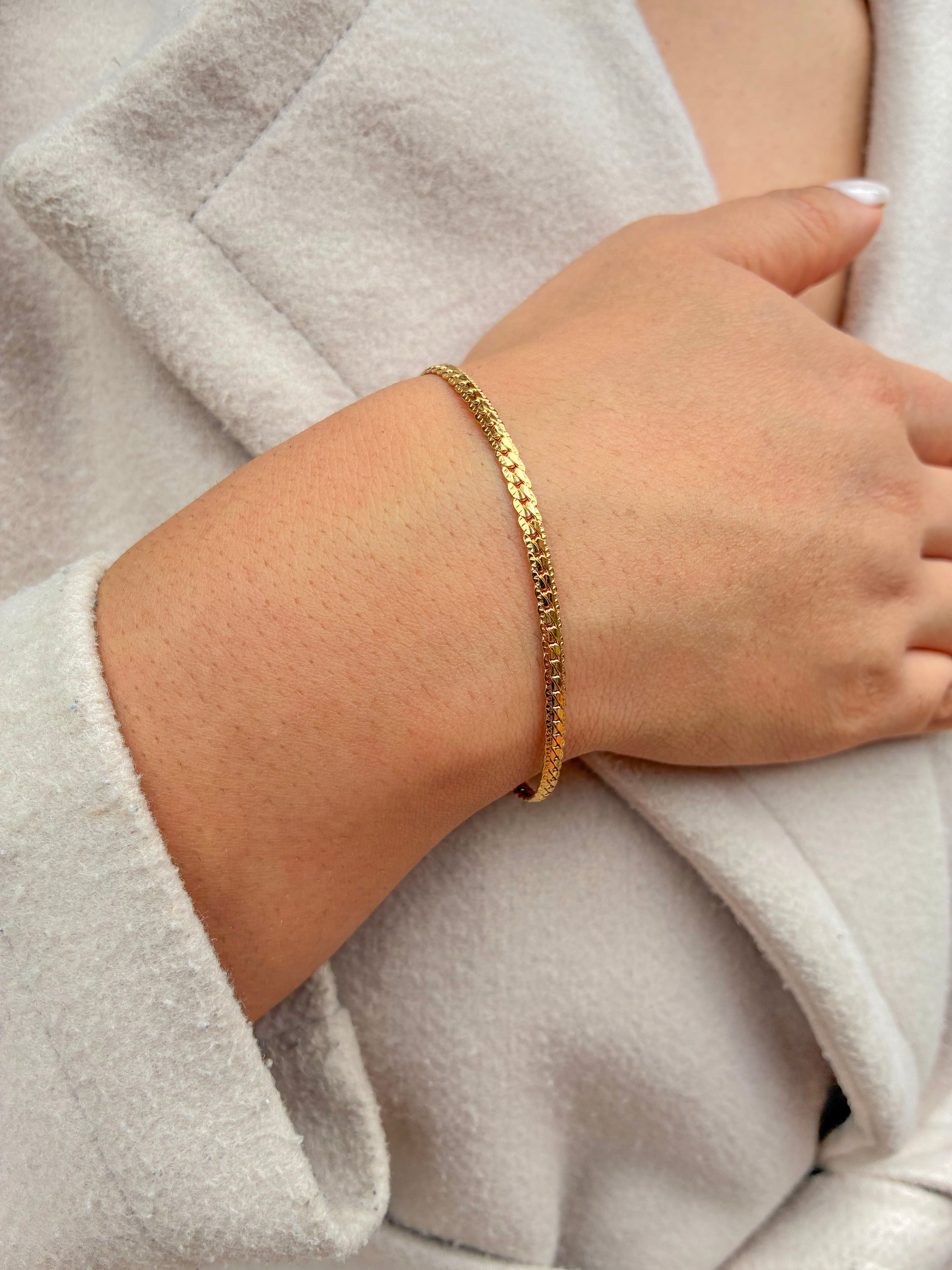 Pulsera Grabada Mujer